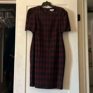 Calvin Klein 14 women’s plaid dress